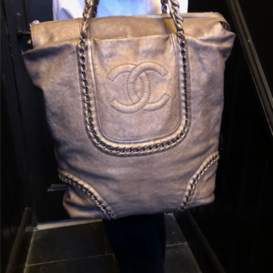 Chanel CC Caviar Leather Chain