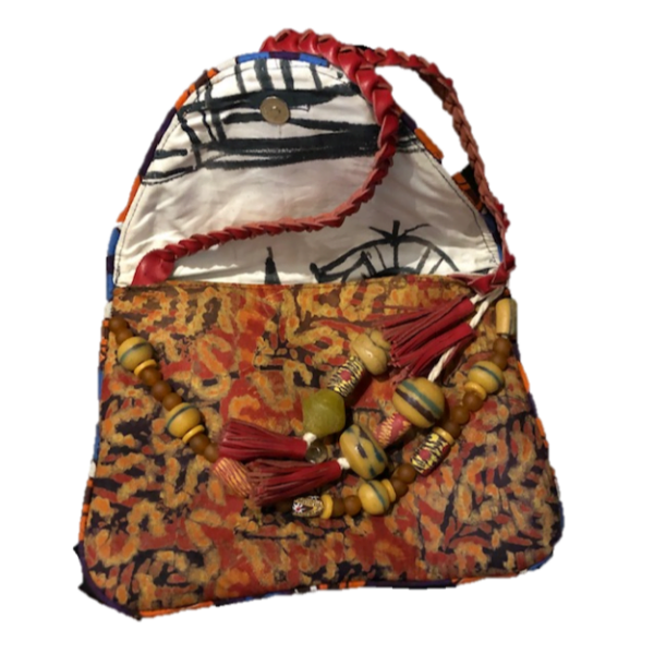 Clutch/shoulderbag Red - Image 2